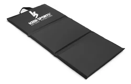 Colchonete dobrável preto Keer Sports em espuma D50