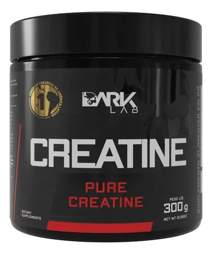 Pote de creatina Dark Lab Premium Pure de 300 g sem sabor