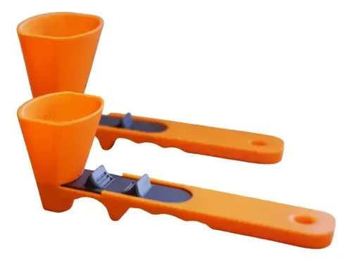 Colher deslizante com funil TACKOSC multicolorida