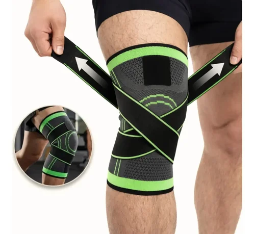 Joelheira de compressão ajustável genérica em neoprene