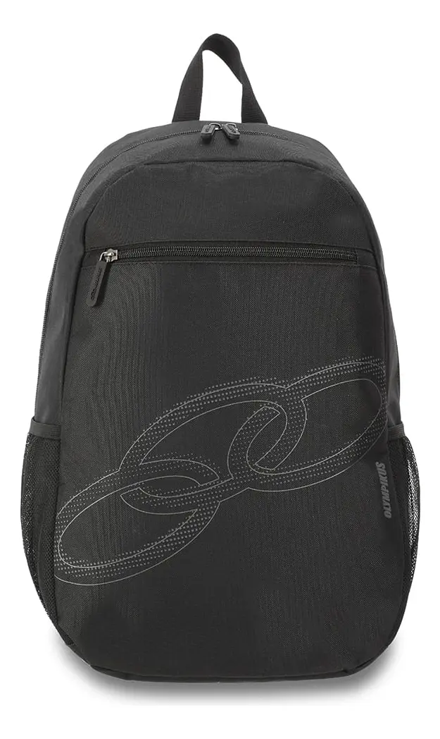 Mochila esportiva Olympikus Basic preta design liso