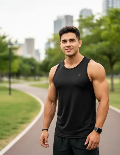 Regata masculina dry fit Voker com proteção UV