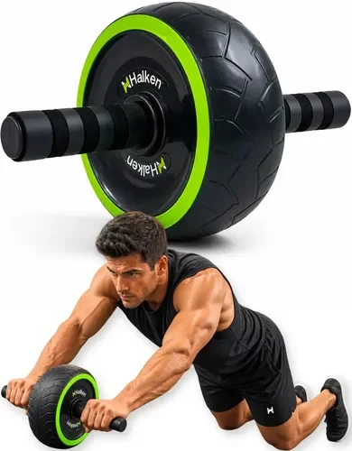 Roda abdominal Halken com barra de aço