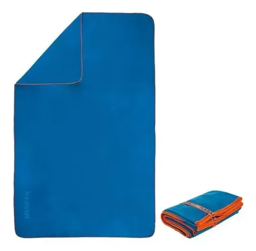 Toalha de microfibra Nabaiji azul-clara 80 x 130 cm